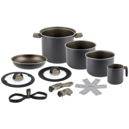 Set di pentole Brunner Torralta Ø 22 cm grigio/nero
