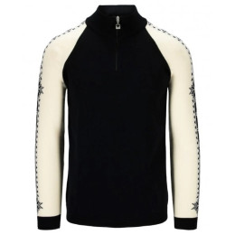 Maglione da uomo Dale of Norway Geilo Masc Sweater nero/bianco Black Offwhite