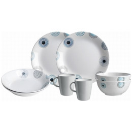 Set di stoviglie Brunner Set tête-à-tête Deep Sea 8 pcs bianco