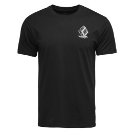 Maglietta da uomo Black Diamond M Boulder Ss Tee nero Black (0002)