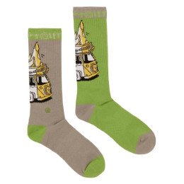Calzettoni E9 Odd Van2.4 verde/grigio Assorted