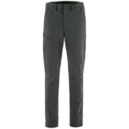 Pantaloni da uomo Fjällräven Abisko Trail Stretch Trousers M grigio scuro Dark Grey