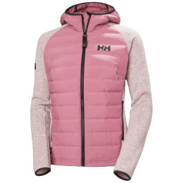 Giacca da donna Helly Hansen W Skagen Hybrid Knit Insulator rosa 664 Wildberry