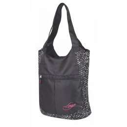 Borsa Loap Finnie nero/bianco Black/Bíá/Pink