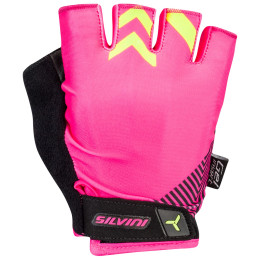 Guanti da ciclismo Silvini Albano WA1431 rosa/giallo PinkNeon