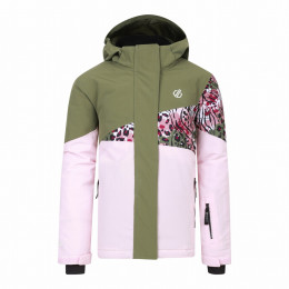 Giacca invernale per bambini Dare 2b Humour III Jacket rosa/verde CrRo/OlLeoPt
