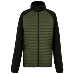 Giacca da uomo Regatta Clumber Hybrid verde OliveNgt/Blk