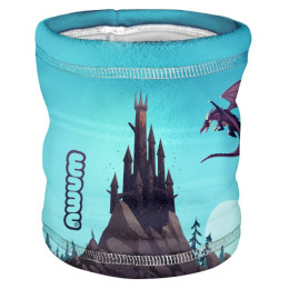 Scaldacollo per bambini WAMU Dragon Fantasy blu BLUE