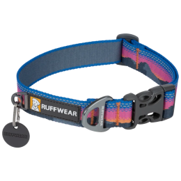 Collare per cane Ruffwear Crag™ Collar rosa/blu Alpine Dusk