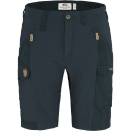 Pantaloncini da donna Fjällräven Nikka Shorts Curved W blu scuro Dark Navy