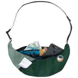 Marsupio Ticket to the moon Upcycled Sling Bag verde/verde chiaro Dark Green / Jade Green