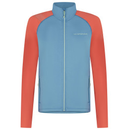 Felpa da donna La Sportiva Hera Jkt W blu/rosso Atlantic/Paprika
