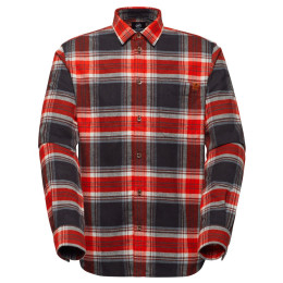 Camicia da uomo Mammut Trovat Longsleeve Shirt Men nero/rosso 00807 black-mammut red