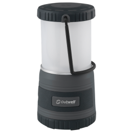 Lampada da campeggio Outwell Carnelian DC 500 nero/bianco Blue Shadow