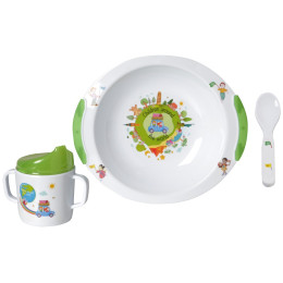 Set di piatti per bambini Brunner Around The World 6M+