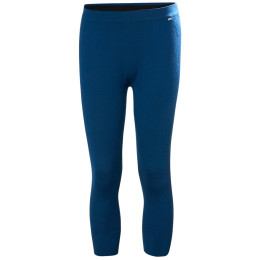 Pantaloni a 3/4 da uomo Helly Hansen Lifa Merino Knitevo 3/4 Pant blu 507 Dark Blue