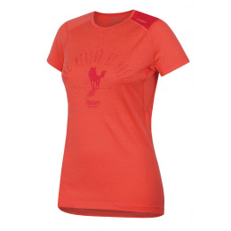 Maglietta sportiva da donna Husky Merino 100 kr. rukáv Sheep rosa Peach