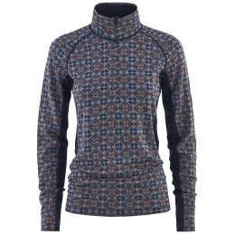 Maglietta sportiva da donna Kari Traa Rose Light Baselayer Half Zip blu scuro Royal