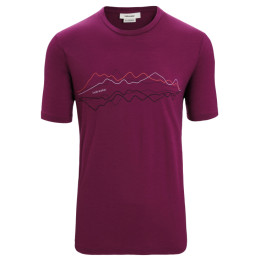 Maglietta funzionale da uomo Icebreaker Men Tech Lite II SS Tee viola Go Berry