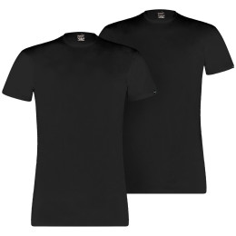 Maglia termica da uomo Puma Basic 2P Crew Tee nero Black