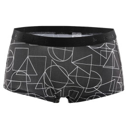 Boxer da donna Craft Boxerky Greatness Waistband W nero/bianco Blackwhite