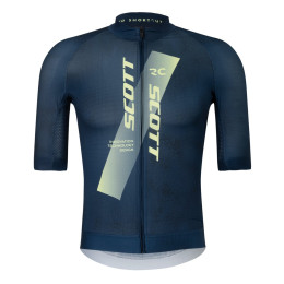 Maglia da ciclismo da uomo Scott Jersey M's RC Pro blu scuro dark blue/acid yello