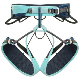 Imbracatura da arrampicata Skylotec Iris nero/verde Celeste/Blunotte