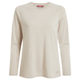Maglietta da donna Craghoppers NosiLife Nour LS T-Shirt beige Oyster Marl
