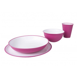 Set di stoviglie Omada Sanaliving Set 4 pcs rosa