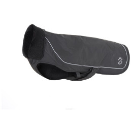 Impermeabili per cani Mountain Paws Fleece-Lined Dog Raincoat nero Black