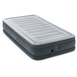 Materasso gonfiabile Intex Twin Dura-Beam Comfort grigio Grey