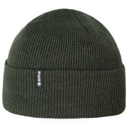 Cappello in merino lavorato a maglia Kama LA05 verde scuro dark green