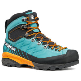 Scarpe da trekking da donna Scarpa Mescalito TRK GTX WMN blu/arancio Ceramic/Baltic