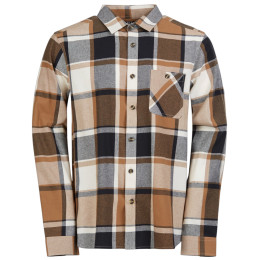 Camicia da uomo Fundango Harris Shirt marrone coffee