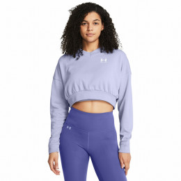 Felpa da donna Under Armour Rival Terry OS Crop Crw azzurro Celeste/White