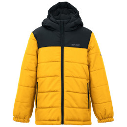 Giacca invernale per bambini Regatta Lofthouse Black/Mustard