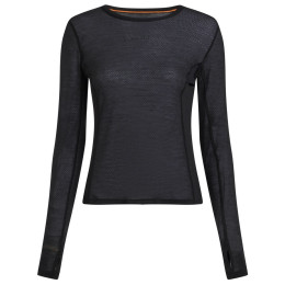 Maglietta da donna Icebreaker Women Merino Blend 75 Cool-Lite™ Featherlight™ LS Crewe nero Black