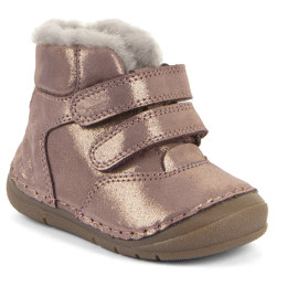 Stivali invernali per bambini Froddo Paix Up Winter Pink/Gold rosa/giallo pink/gold