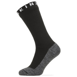 Calzini impermeabili SealSkinz WP Warm Weather Soft Touch Mid nero/grigio Black/GreyMarl/White
