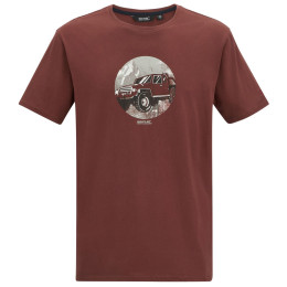 Maglietta da uomo Regatta Cline IX bordeaux DkCherryJeep