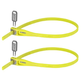 Lucchetto per bicicletta Hiplok Z Lok Twin Pack giallo Lime