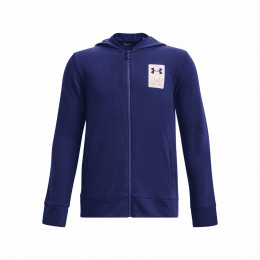 Felpa da bambino Under Armour Rival Terry FZ Hoodie blu Blue