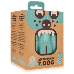 Sacchetti igienici per cani Explorer Dog Eko Exbags Mint 270 ks