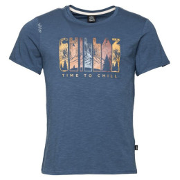 Maglietta da uomo Chillaz Time to Chill blu scuro dark blue