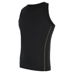 Canotta sportiva da uomo Sensor Merino Air nero Black