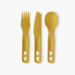 Set di posate Sea to Summit Passage Cutlery Set 3 Piece giallo