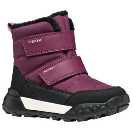 Stivali invernali per bambini Geox J Trekkyup Girl B AB rosa/porpora DK PURPLE/FUCHSIA
