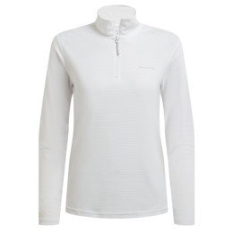 Maglietta da donna Craghoppers NosiLife SolarShield+ Half Zip Top bianco White