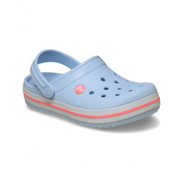 Pantofole per bambini Crocs Crocband Clog K Blue Frost/Guava blu/rosa Blue Frost/Guava