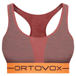 Reggiseno sportivo Ortovox 185 Rock'n'Wool Sport Top 2020 rosso Blushblend